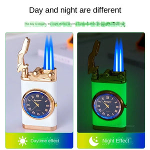 Windproof Gas Lighter Watch