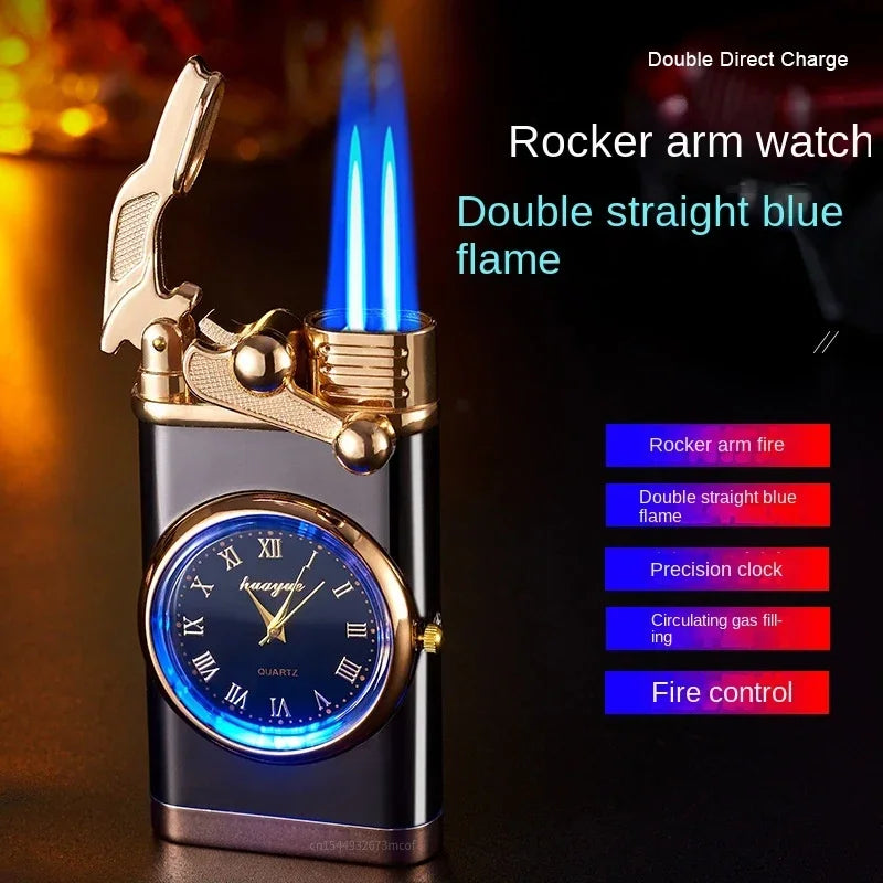 Windproof Gas Lighter Watch