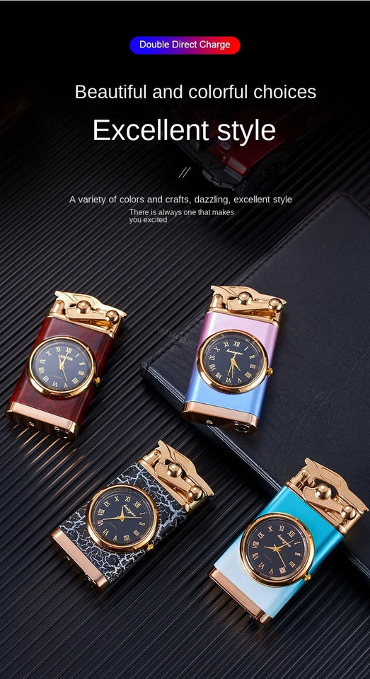 Windproof Gas Lighter Watch