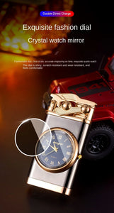 Windproof Gas Lighter Watch